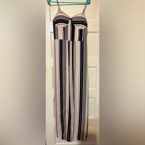Striped Spaghetti Strap Romper - Size Large 
Target Brand:Xhilaration